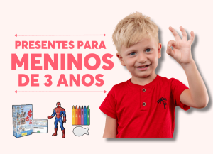 presentes para menino de 3 anos